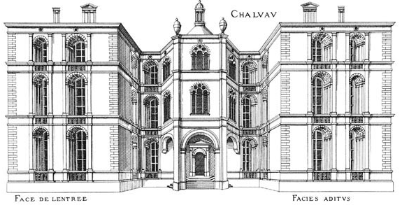 Château de Challuau à Villecerf près de Fontainebleau - aujourd'hui disparu